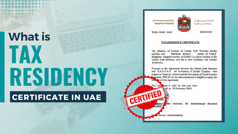 What is a Tax Residency Certificate in UAE?